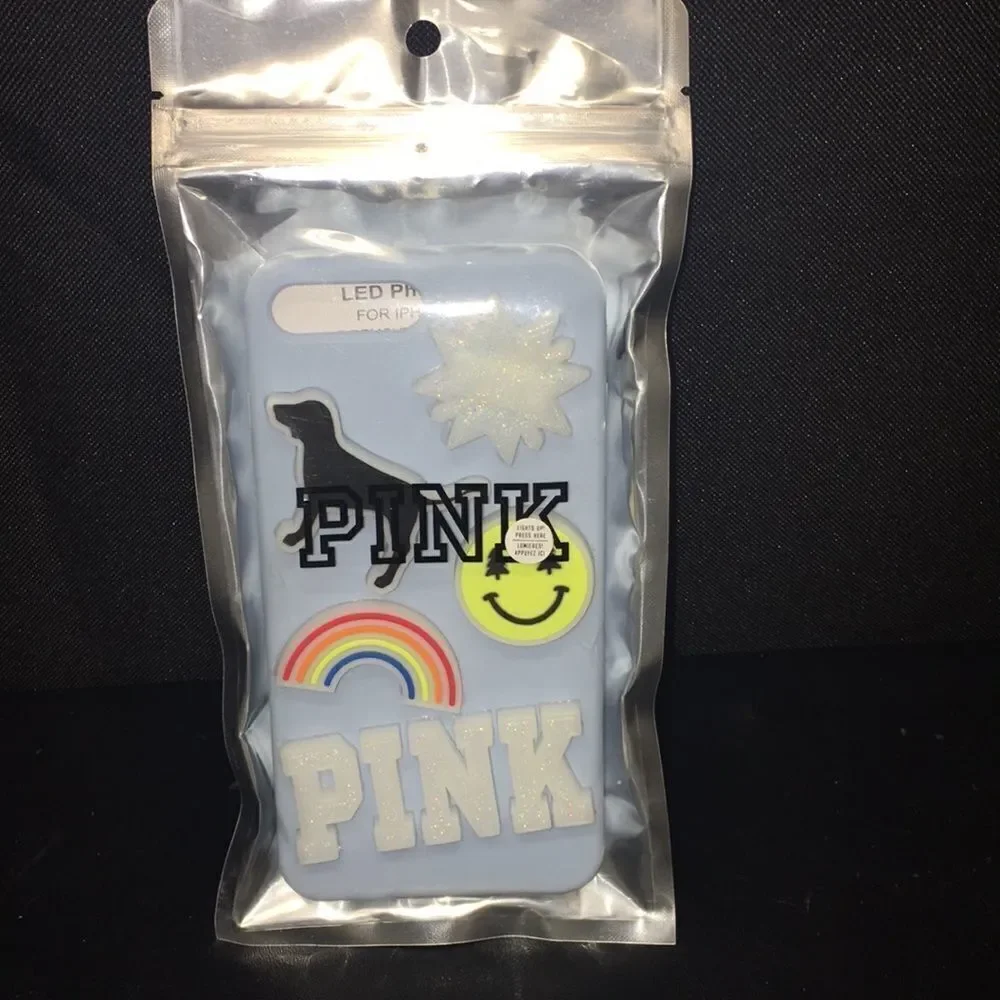 NWT VS PINK iPhone 6/7/8 Phone Case- Lights up!!